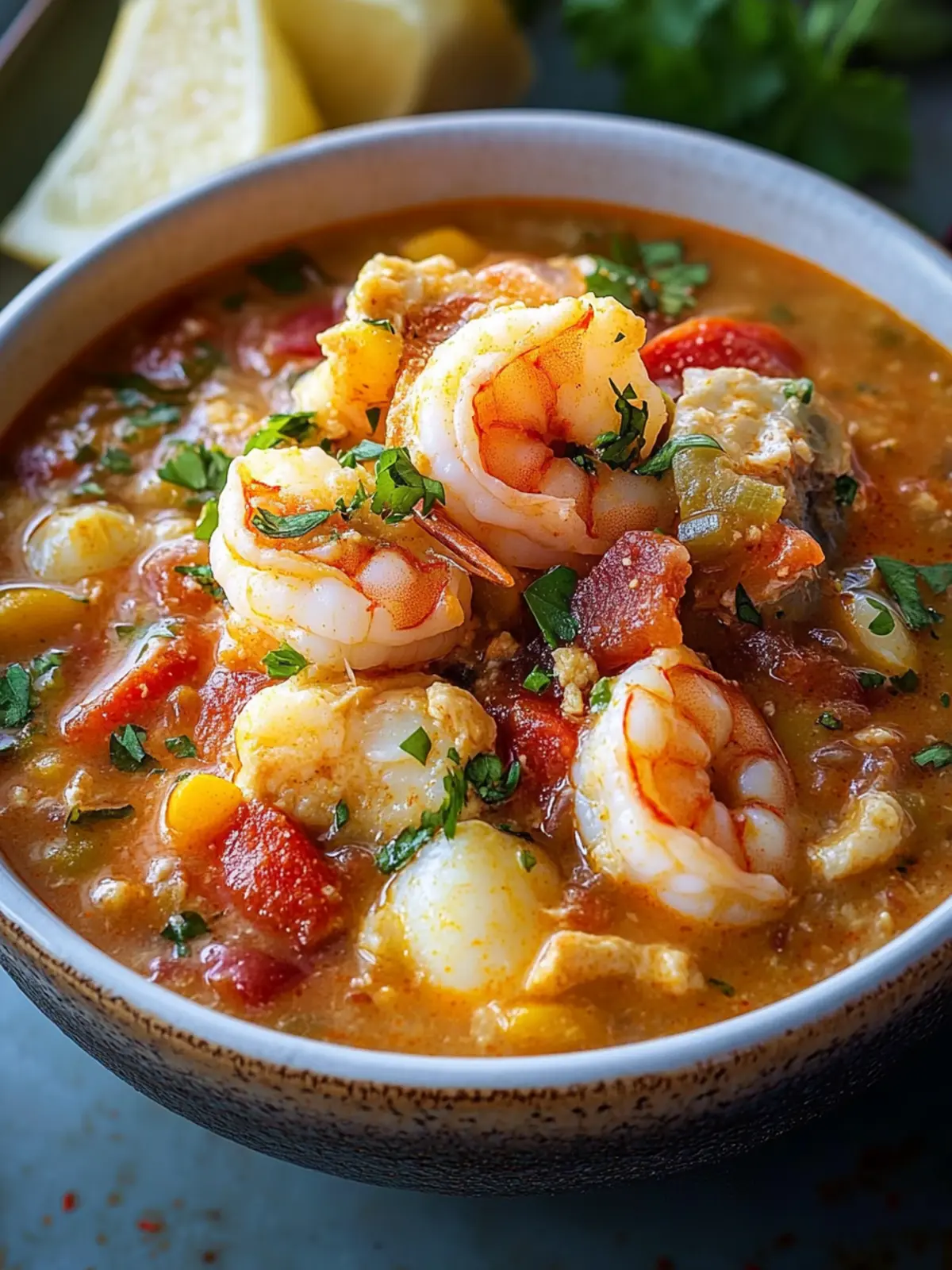 Indulge in Creamy Seafood and Shrimp Chili Bliss Today 2 Creamy Seafood and Shrimp Chili