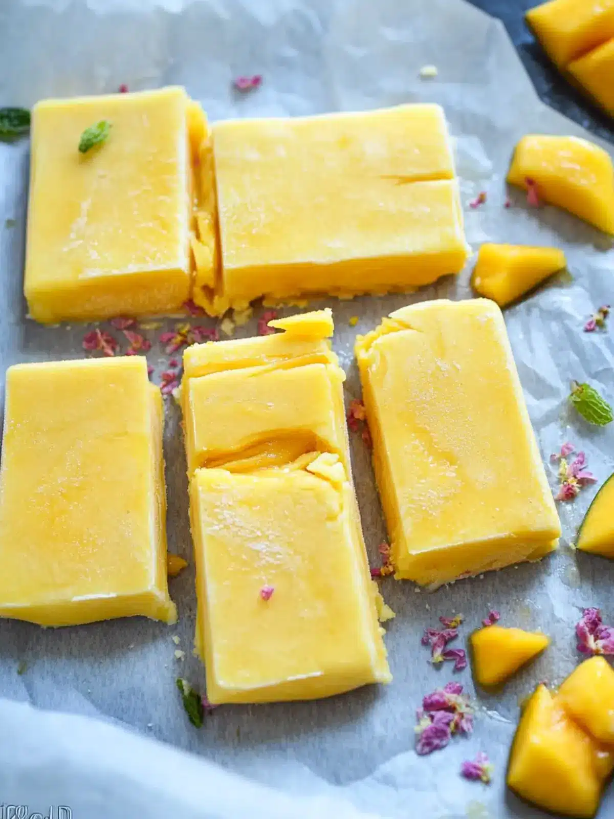 Delicious Frozen Mango Yogurt Bars to Beat the Heat 4 Frozen Mango Yogurt Bars