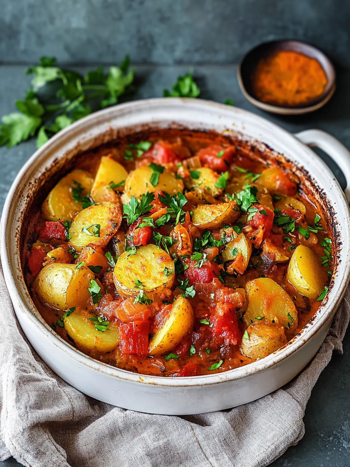 Savory Moroccan Potato Tagine: A Cozy Comfort Dish 3 Moroccan Potato Tagine