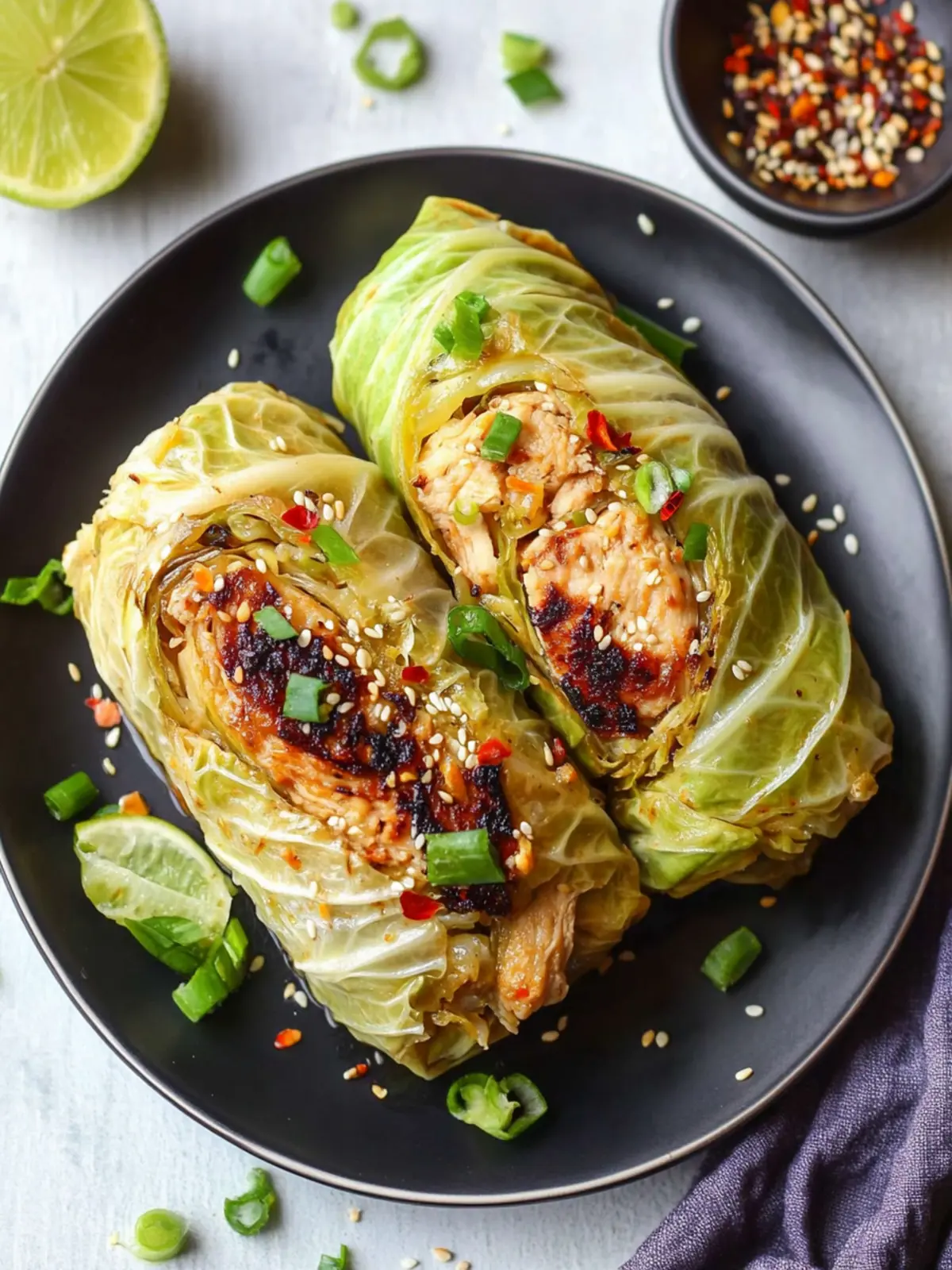 Keto Thai Chicken Cabbage Rolls for a Fresh Dinner Twist 3 Keto Thai Chicken Cabbage Rolls