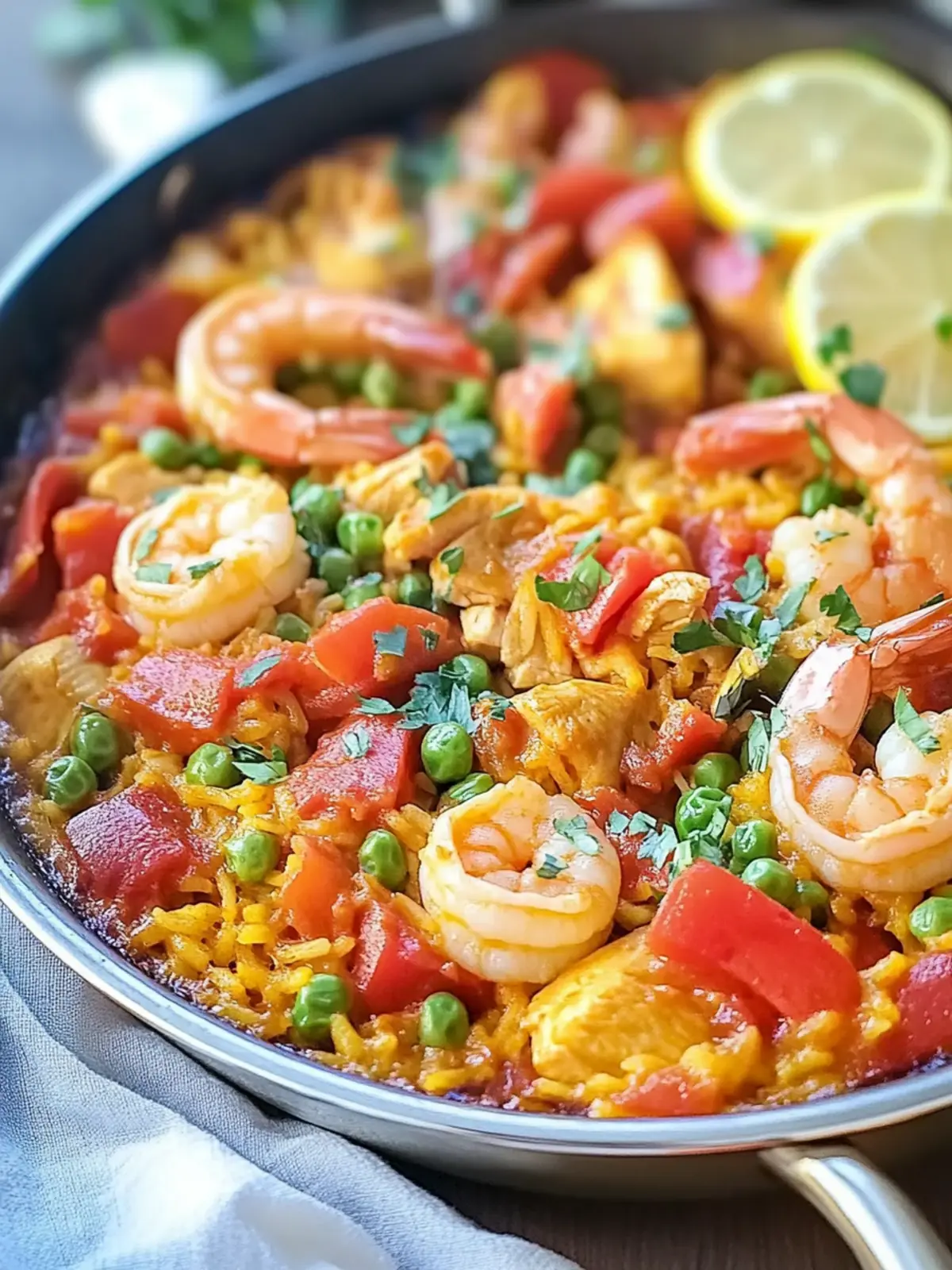 Savor Chicken and Shrimp Paella with a Portuguese Twist 2 Chicken and Shrimp Paella