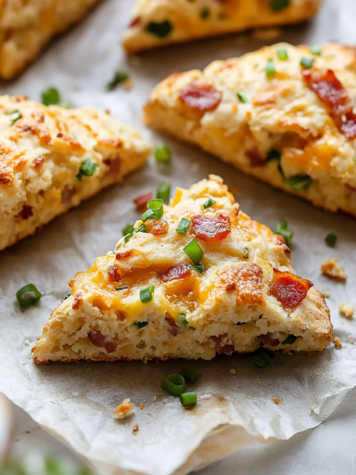 Bacon, Cheddar, & Scallion Scones: Heaven in Every Bite 4 Bacon, Cheddar, & Scallion Scones