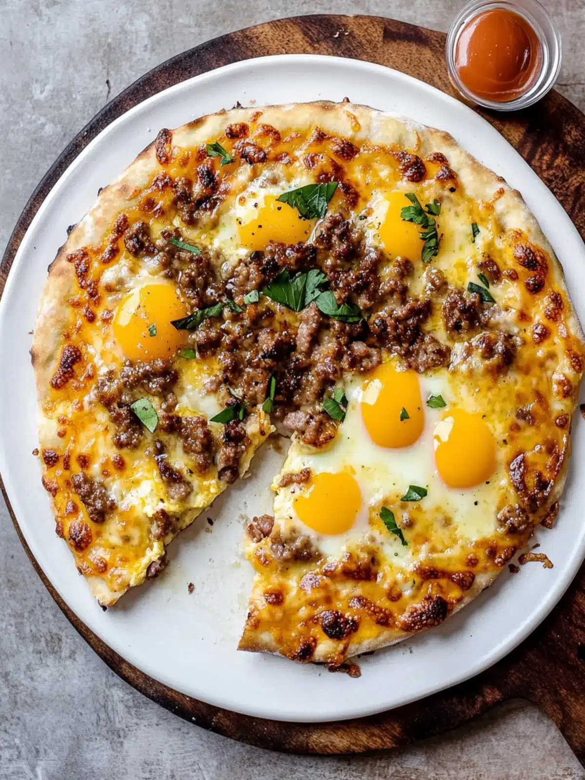 Satisfy Mornings with Protein-Packed Sausage & Egg Breakfast Pizza 5 Sausage & Egg Breakfast Pizza