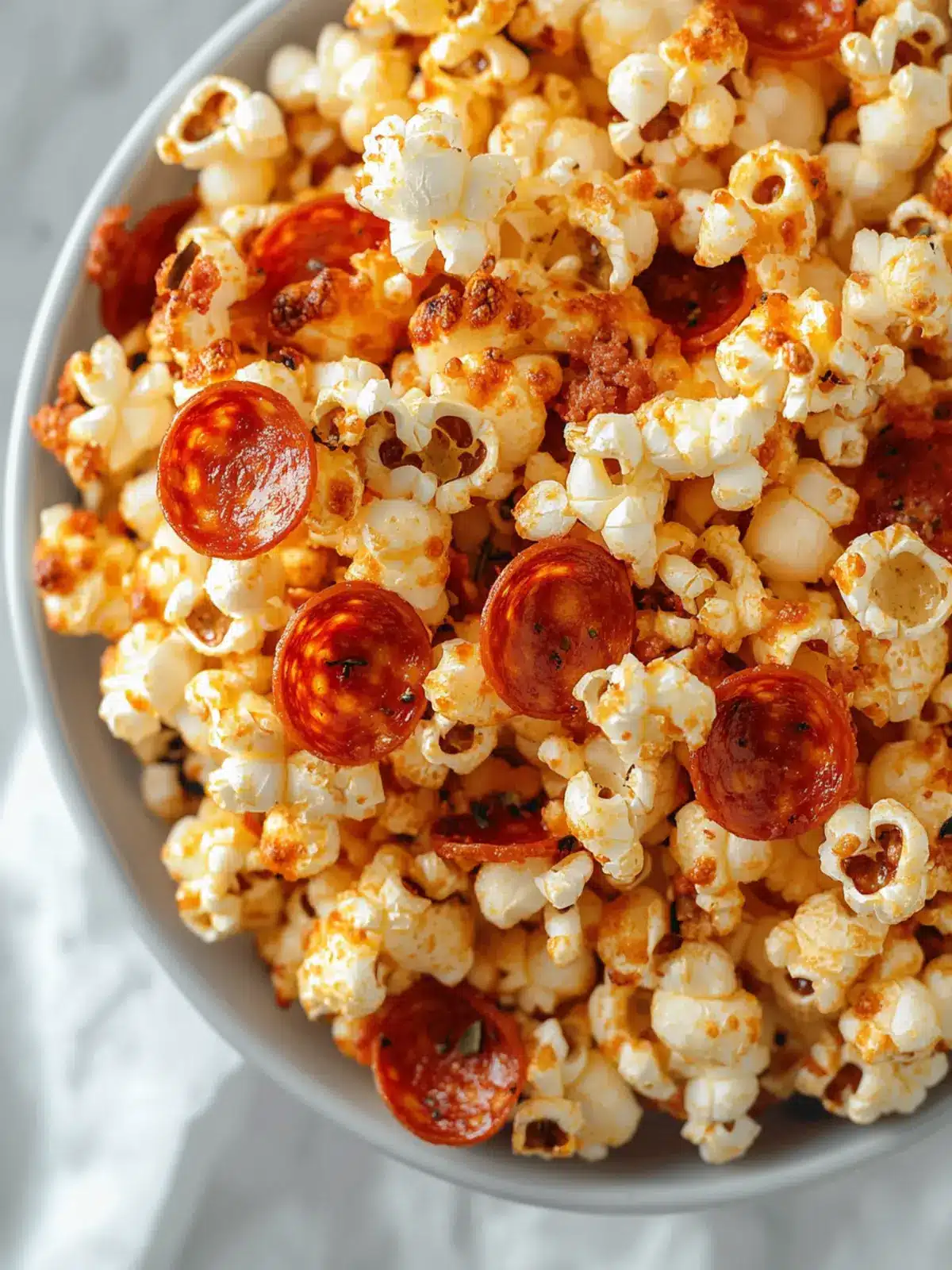 Irresistible Pepperoni Pizza Popcorn for Fun Movie Nights 5 Pepperoni Pizza Popcorn