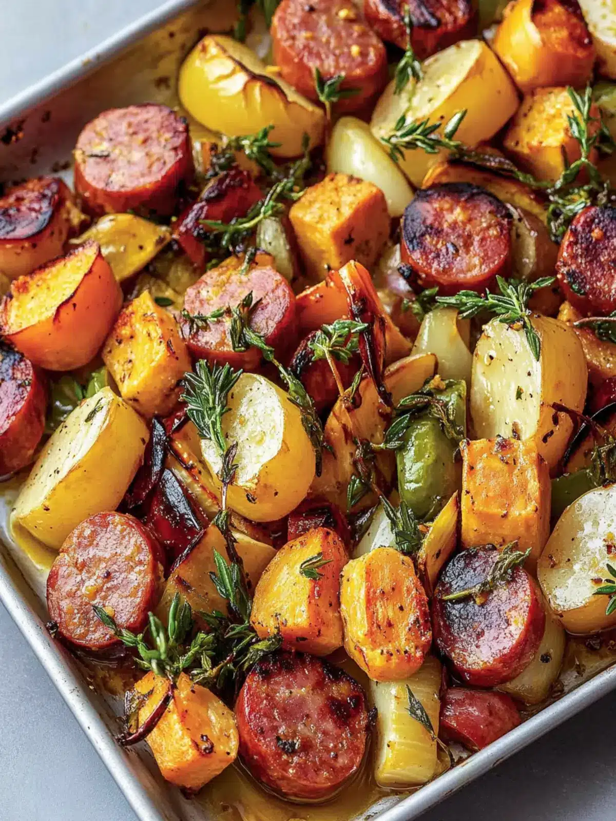 Cozy Autumn Kielbasa Sheet-Pan Bake for Warm Family Nights 3 Autumn Kielbasa Sheet-Pan Bake