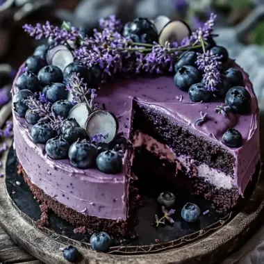 Blueberry Chocolate Lavender Dream Cake for Sweet Indulgence 10 Blueberry Chocolate Lavender Dream Cake