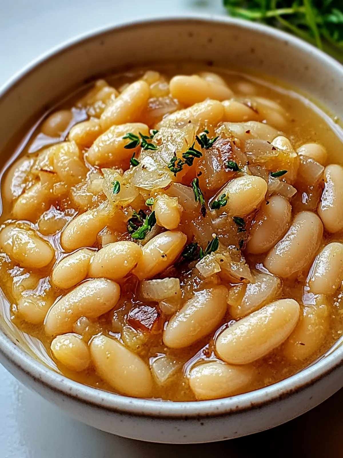 Savory French Onion White Beans with Gooey Gruyère Bliss 4 French Onion White Beans