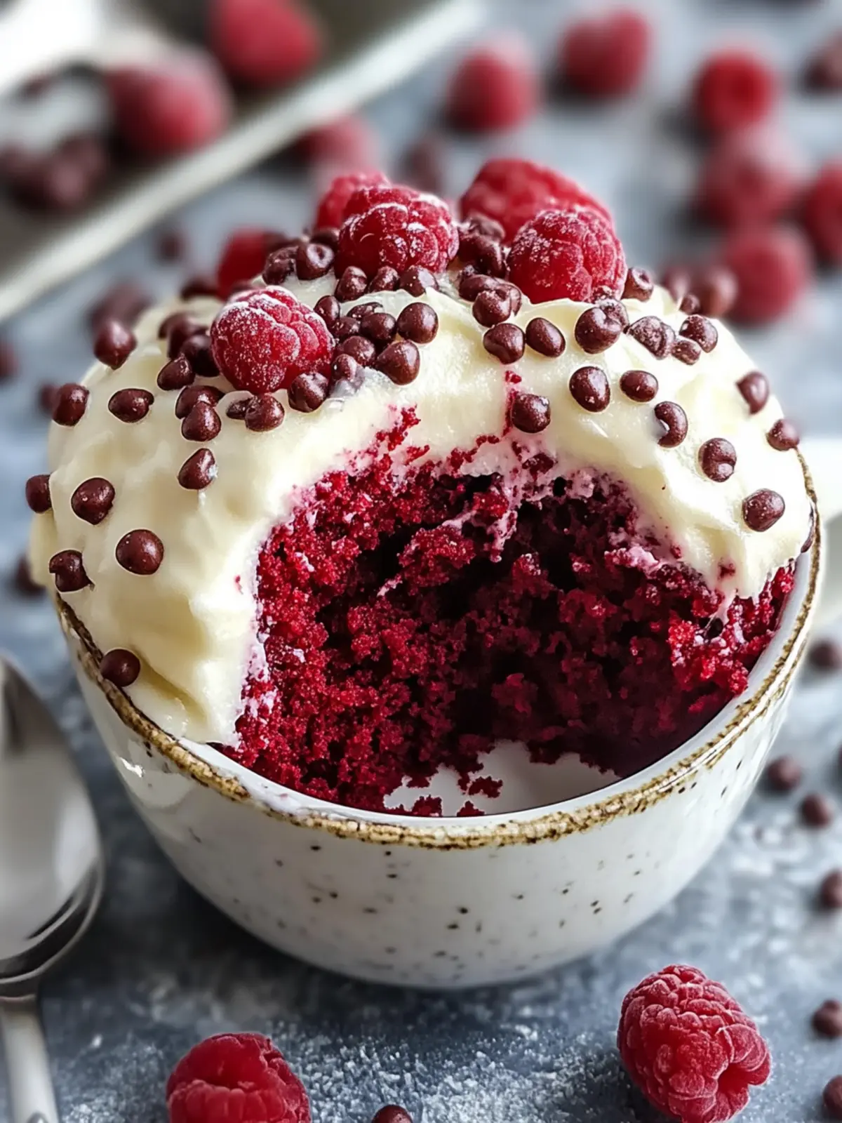Indulge Guilt-Free: Red Velvet Protein Mug Cake Made Easy 5 Red Velvet Protein Mug Cake