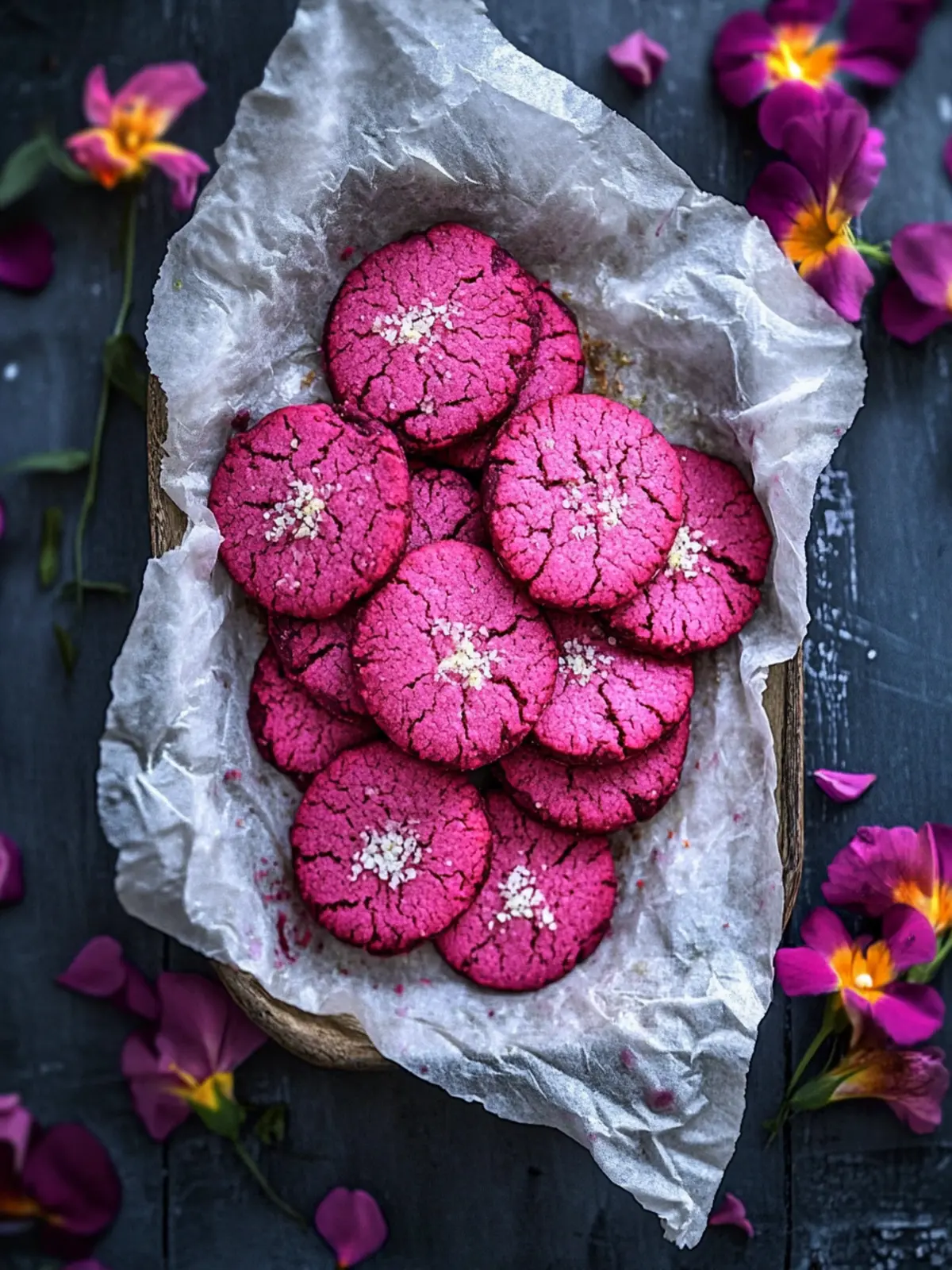 Rose & Beet Pink Cookies for a Deliciously Colorful Treat 5 Rose & Beet Pink Cookies