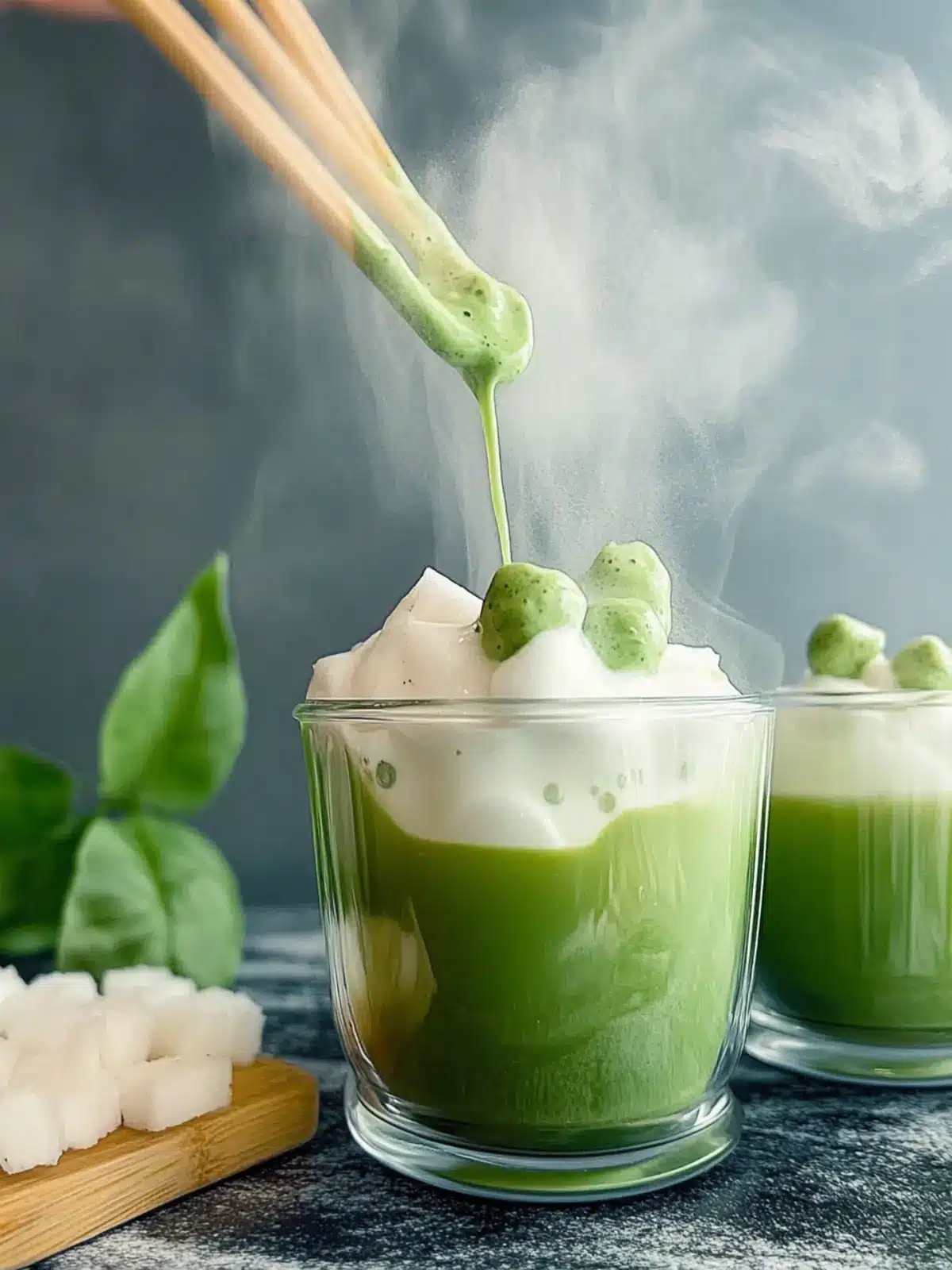 Whip Up a Refreshing Matcha Coconut Cloud Drink Today 2 Matcha Coconut Cloud