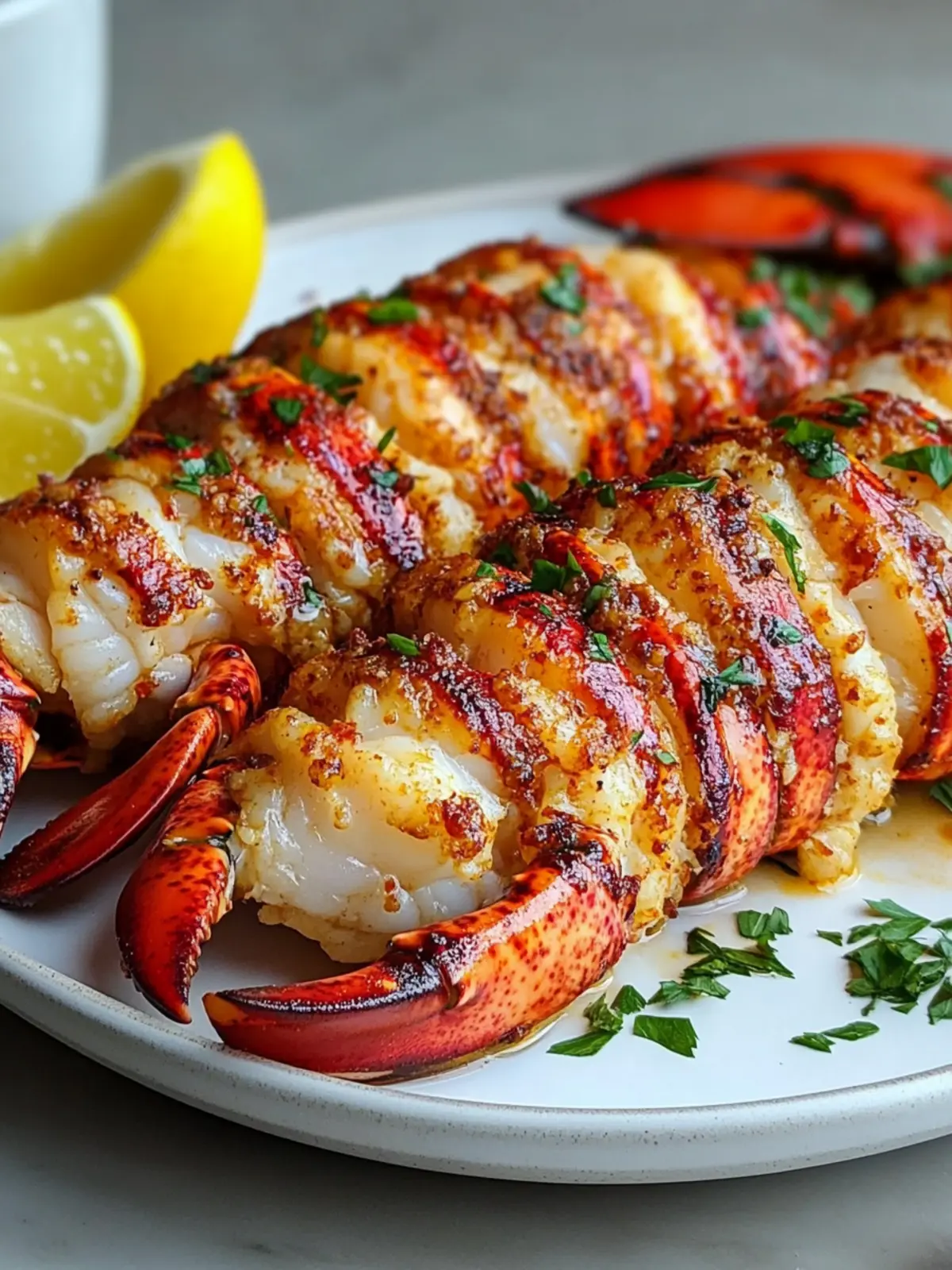 Mouthwatering Grilled Lobster Tails with Lemon Garlic Butter 5 Grilled Lobster Tails