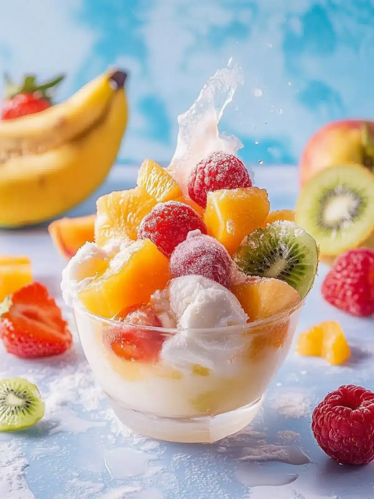 Fruits Shaved Ice Milk: Your Ultimate Refreshing Summer Treat 5 Fruits Shaved Ice Milk