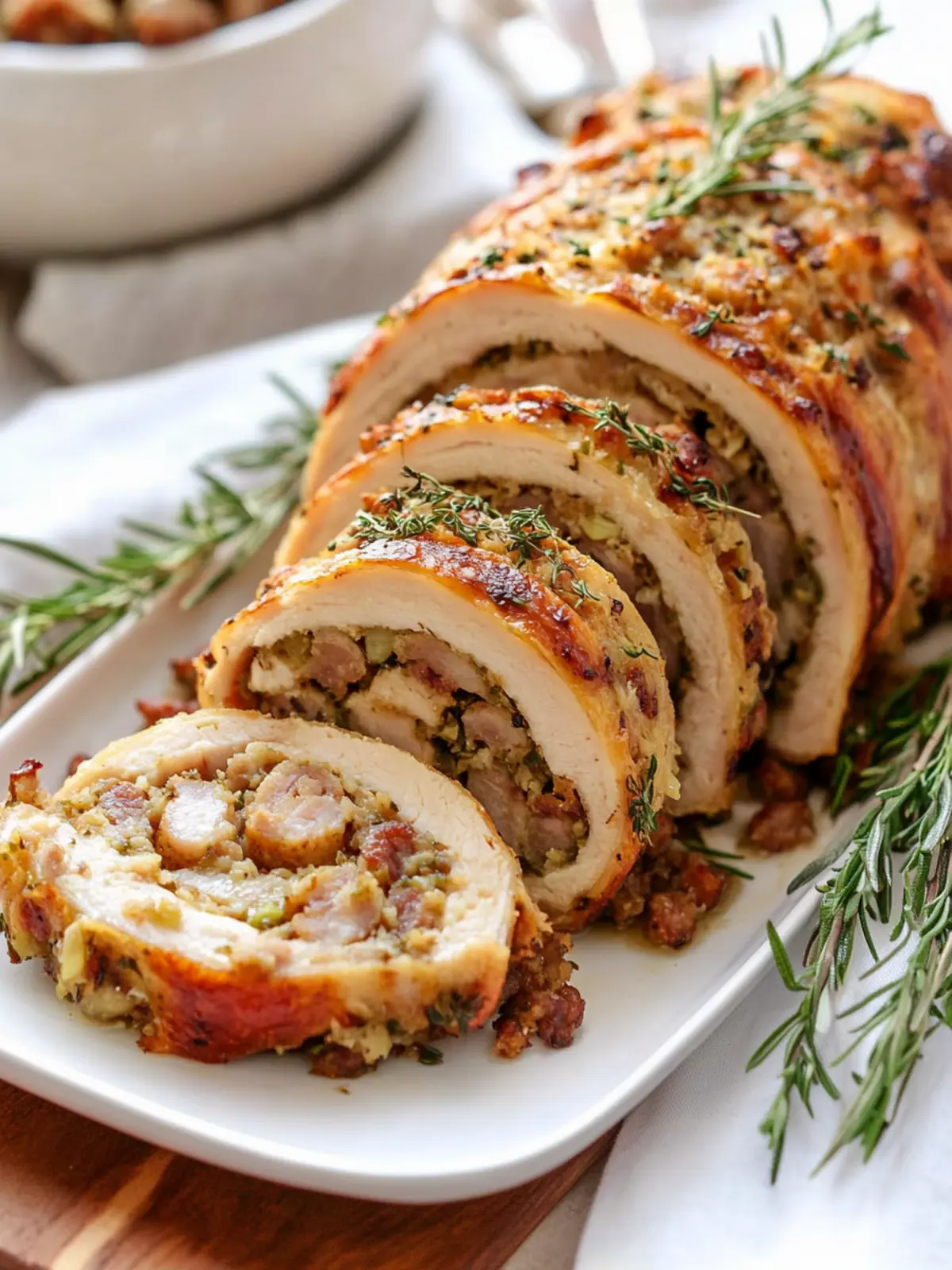Delicious Turkey Roulade with Sausage Stuffing to Impress 2 Turkey Roulade with Sausage Stuffing