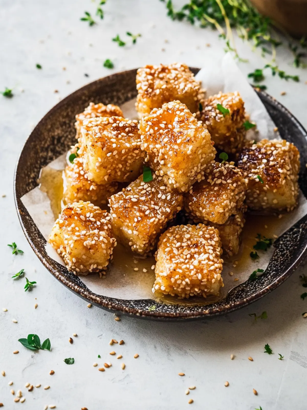 Fried Feta with Honey and Sesame: A Sweet Savory Delight 4 Fried Feta With Honey And Sesame