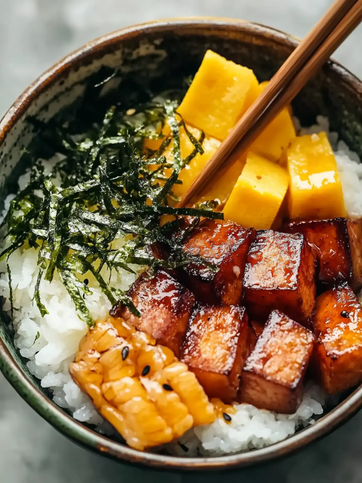 Savory Spam Musubi Bowl: Easy, Budget-Friendly Delight 2 Spam Musubi Bowl