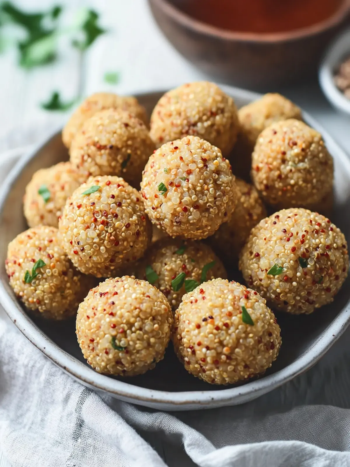 Crispy Quinoa Balls Recipe for Healthy Snacking Bliss 3 Quinoa Balls