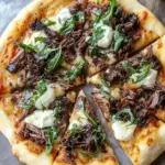 Savory Short Rib Pizza with Creamy Smoked Gouda Delight 11 Short Rib Pizza