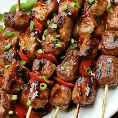 Grilled Hoisin Pork Tenderloin Skewers for Flavorful Nights 10 Grilled Hoisin Pork Tenderloin Skewers