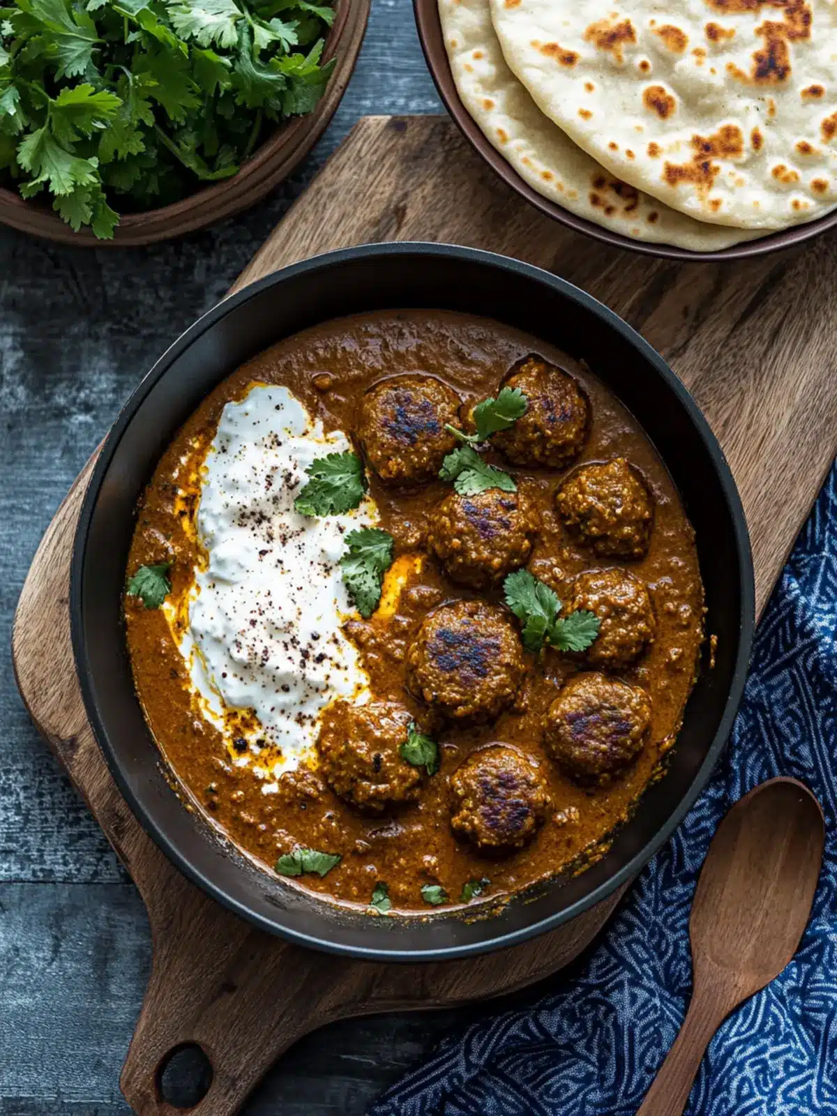 Lamb Kofta Curry with Mint Yoghurt for a Cozy Dinner Night 3 Lamb Kofta Curry with Mint Yoghurt