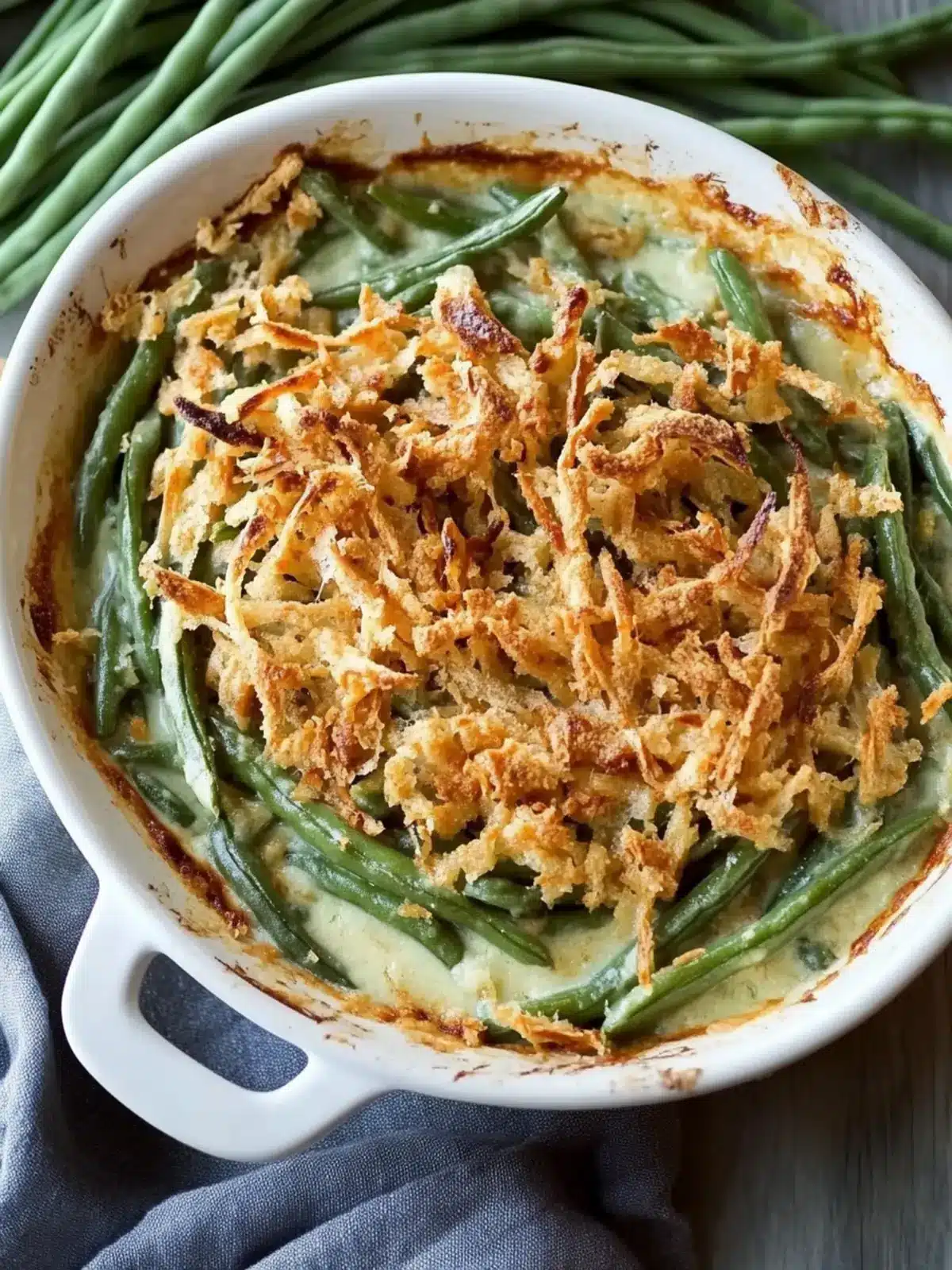 Easy Green Bean Casserole for a Cozy Homemade Dinner 5 Green Bean Casserole
