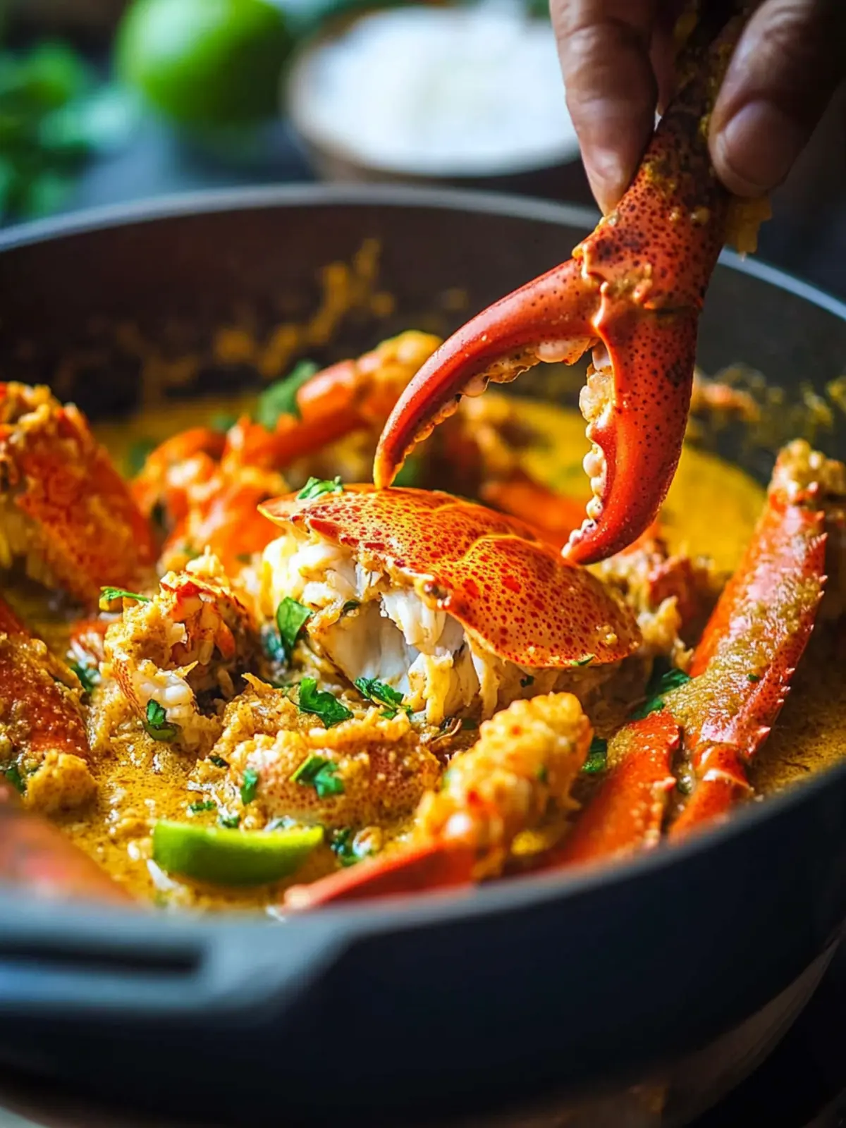 One Pot Coconut Crab Curry That Will Wow Your Tastebuds 3 One Pot Coconut Crab Curr