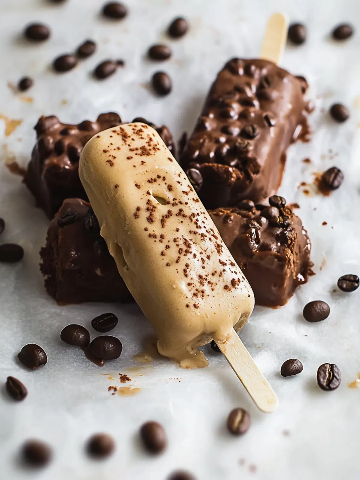 Deliciously Creamy Coffee Ice Cream Bars for Coffee Lovers 2 Coffee Ice Cream Bars