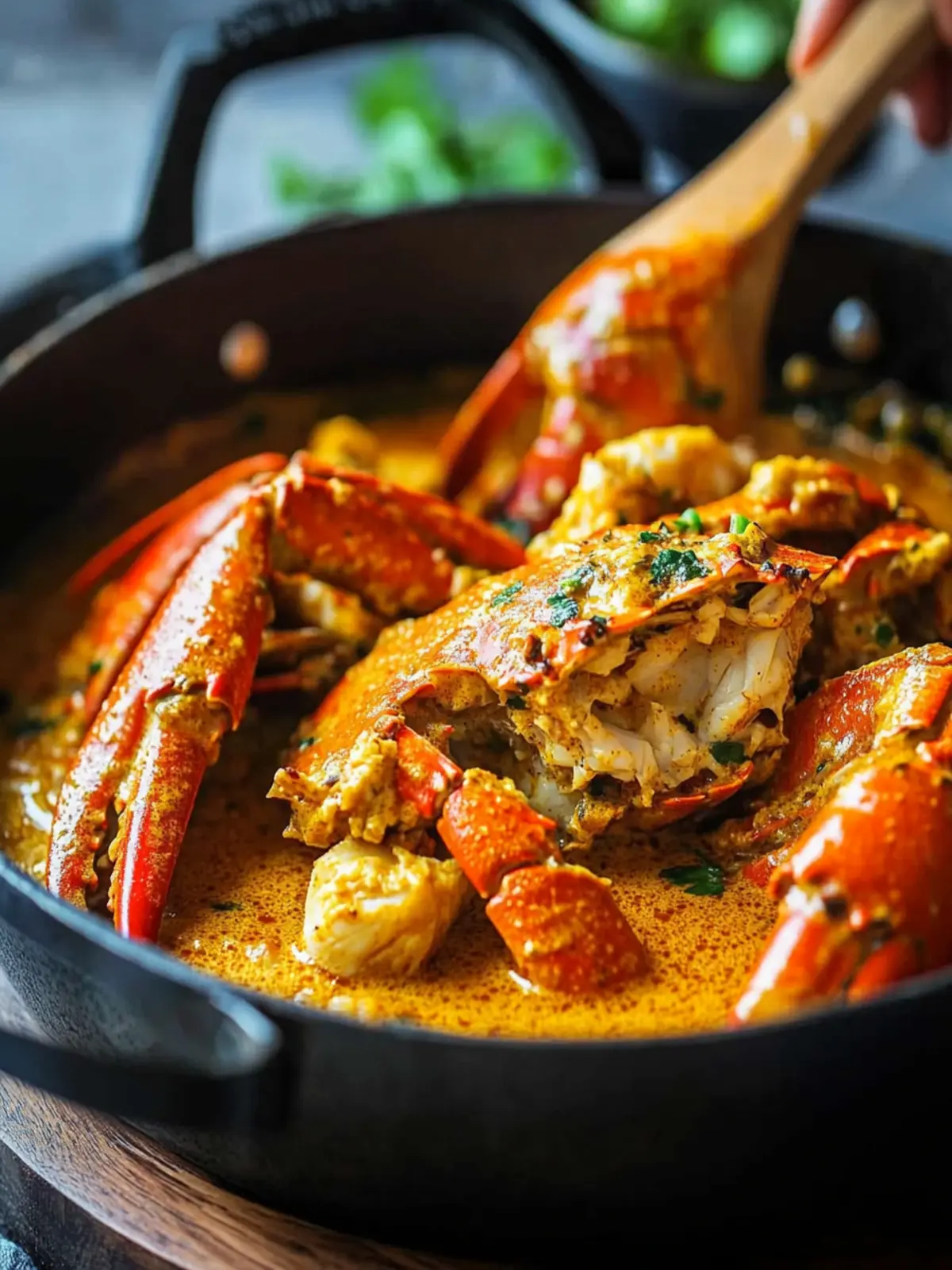 One Pot Coconut Crab Curry That Will Wow Your Tastebuds 4 One Pot Coconut Crab Curr
