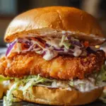 Crispy Fried Cod Sandwich on Toasted Brioche You'll Crave 15 Crispy Fried Cod Sandwich on Toasted Brioche