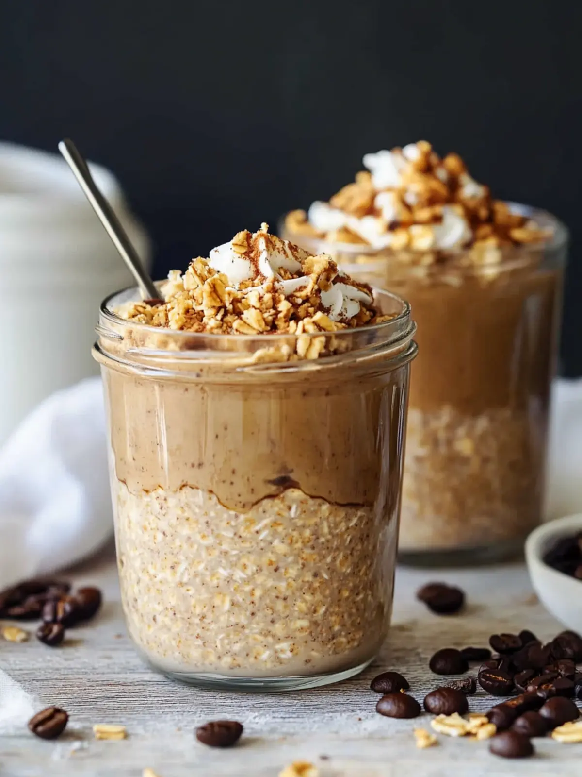 Brown Sugar Shaken Espresso Overnight Oats for a Yummy Start 2 Brown Sugar Shaken Espresso Overnight Oats