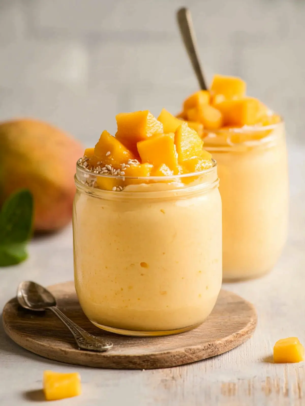 Creamy Mango Yogurt: A Homemade Vegan Delight 4 Mango Yogurt