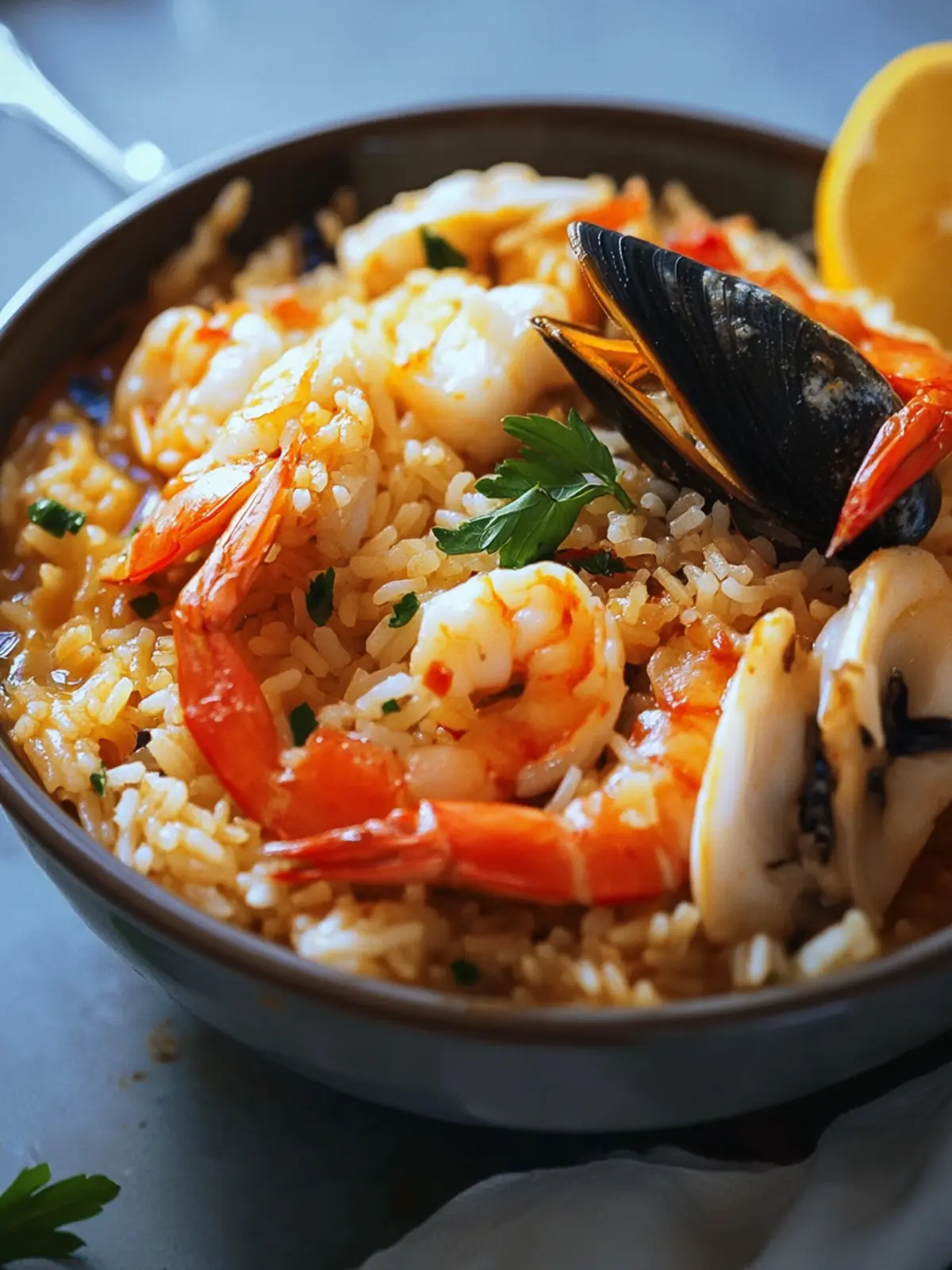 Seafood Rice Delight: Irresistibly Creamy and Flavor Packed 5 Seafood Rice