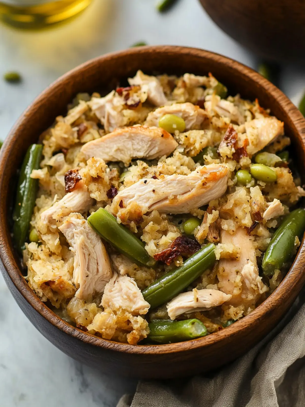 Crockpot Chicken and Stuffing with Green Beans Made Easy 4 Crockpot Chicken and Stuffing with Green Beans
