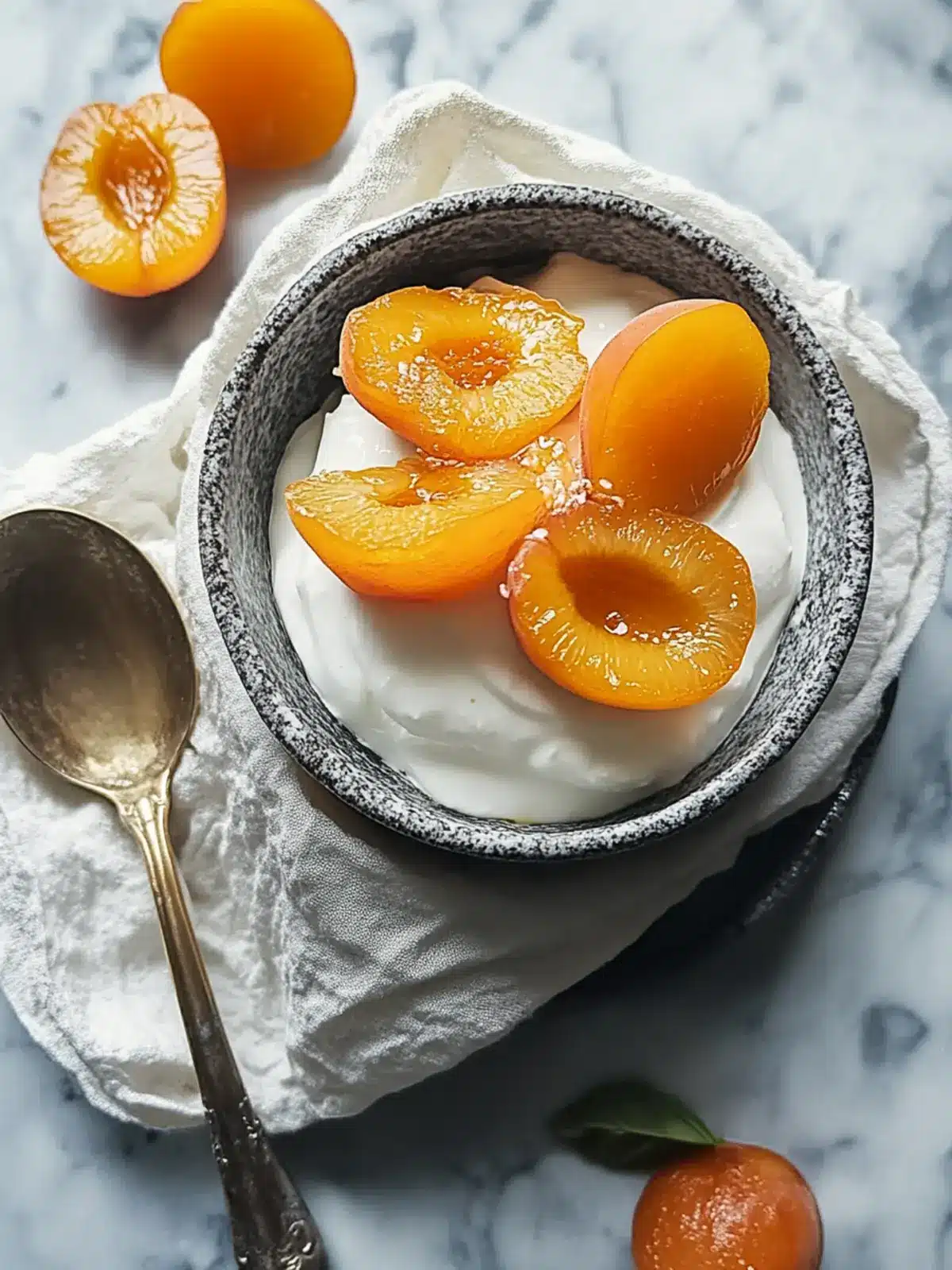 Yoghurt Cream with Sticky Apricots: A Delightful Dessert Treat 4 Yoghurt Cream with Sticky Apricots