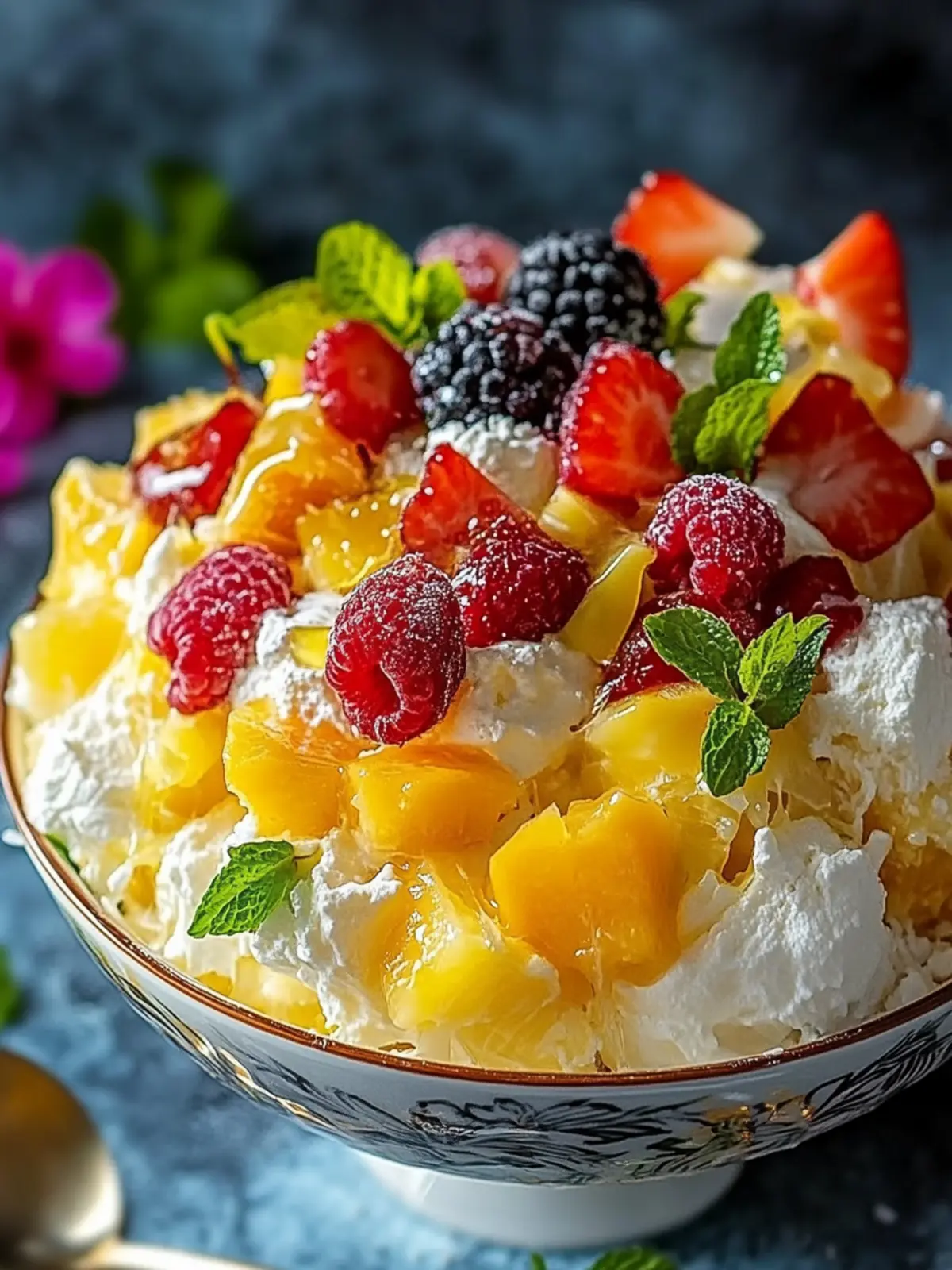 Tropical Hawaiian Cheesecake Salad That'll Wow Your Guests 2 Hawaiian Cheesecake Salad