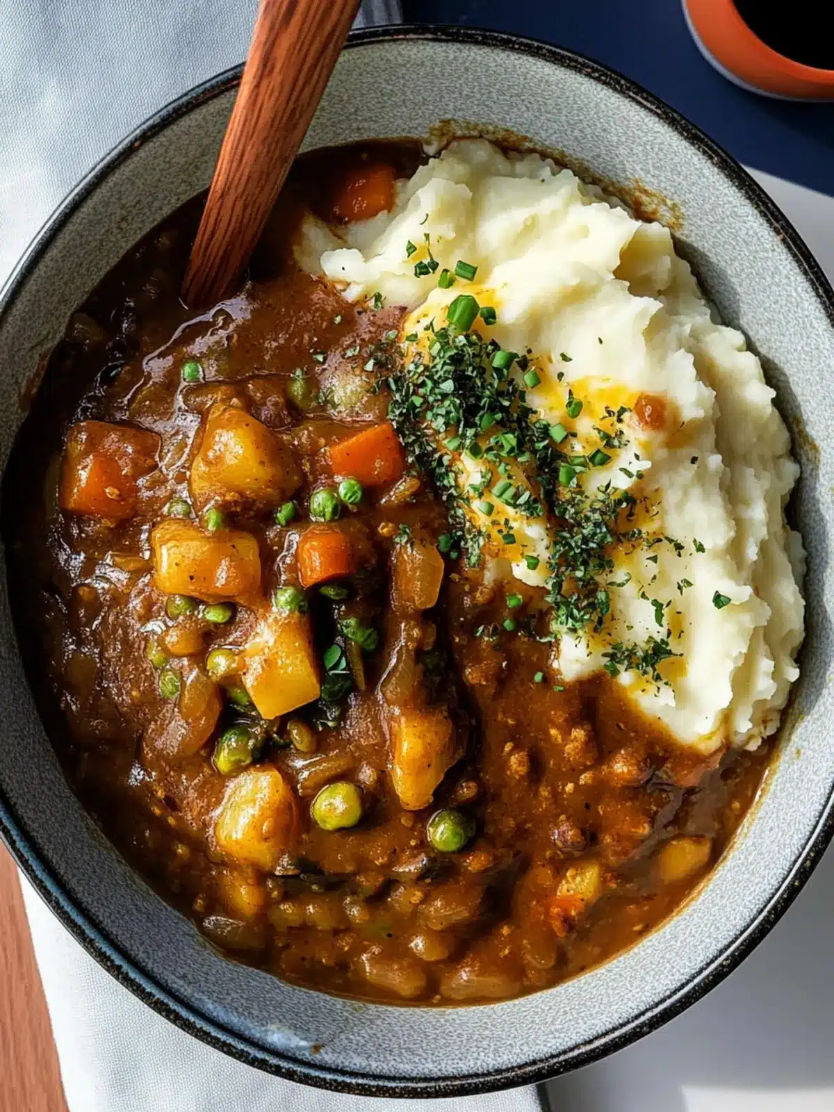 Delightful Japanese Curry Over Mashed Potatoes in 30 Minutes 4 Japanese Curry Over Mashed Potatoes