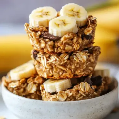 Delicious Peanut Butter Banana Baked Oatmeal Cups to Savor 9 Peanut Butter Banana Baked Oatmeal Cups