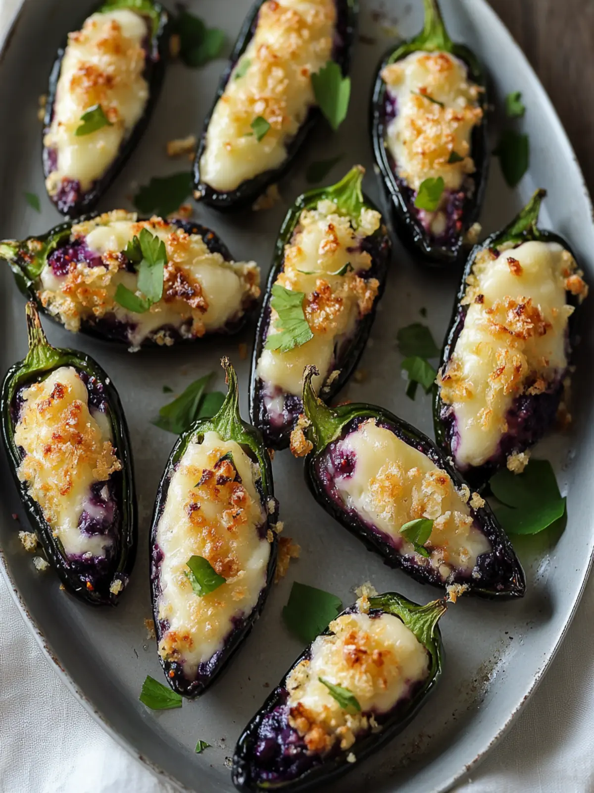 Blueberry Brie Jalapeño Poppers: A Sweet & Spicy Delight 4 Blueberry Brie Jalapeño Poppers