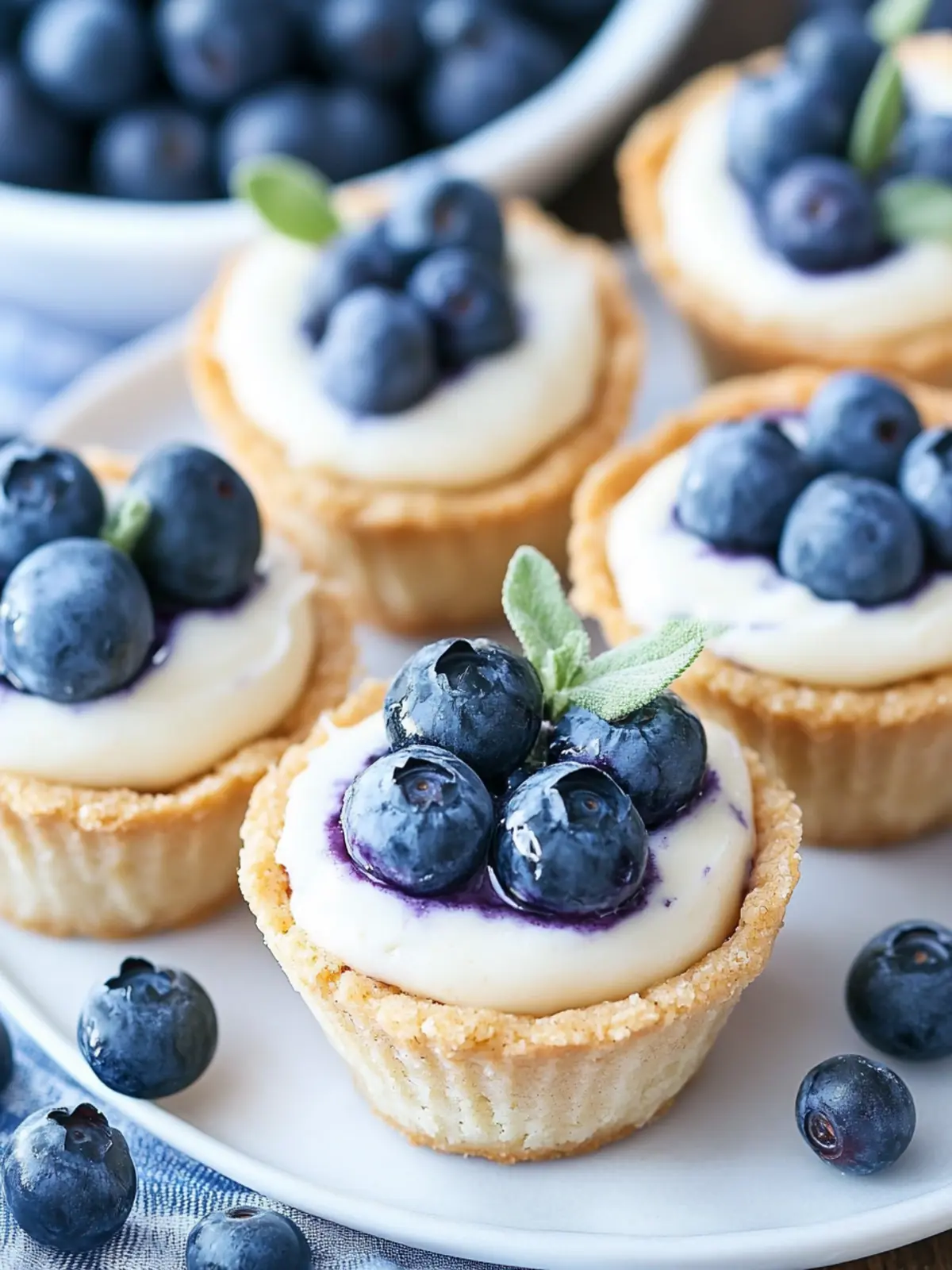 Blueberry Cheesecake Cookie Cups That'll Wow Your Summer Guests 5 Blueberry Cheesecake Cookie Cups