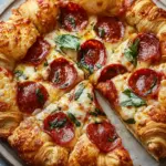 Irresistible Croissant Crusted Pepperoni Pizza for Easy Family Nights 15 Croissant Crusted Pepperoni Pizza