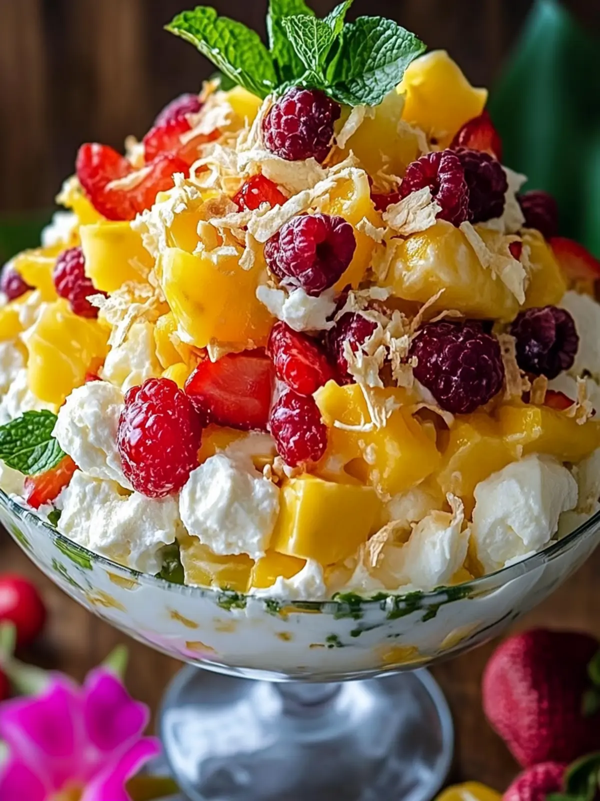 Tropical Hawaiian Cheesecake Salad That'll Wow Your Guests 3 Hawaiian Cheesecake Salad