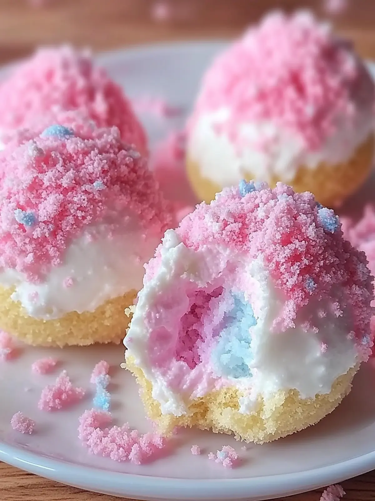 Delightful Crispy Cotton Candy Cheesecake Bombs in 30 Minutes 3 Crispy Cotton Candy Cheesecake Bombs