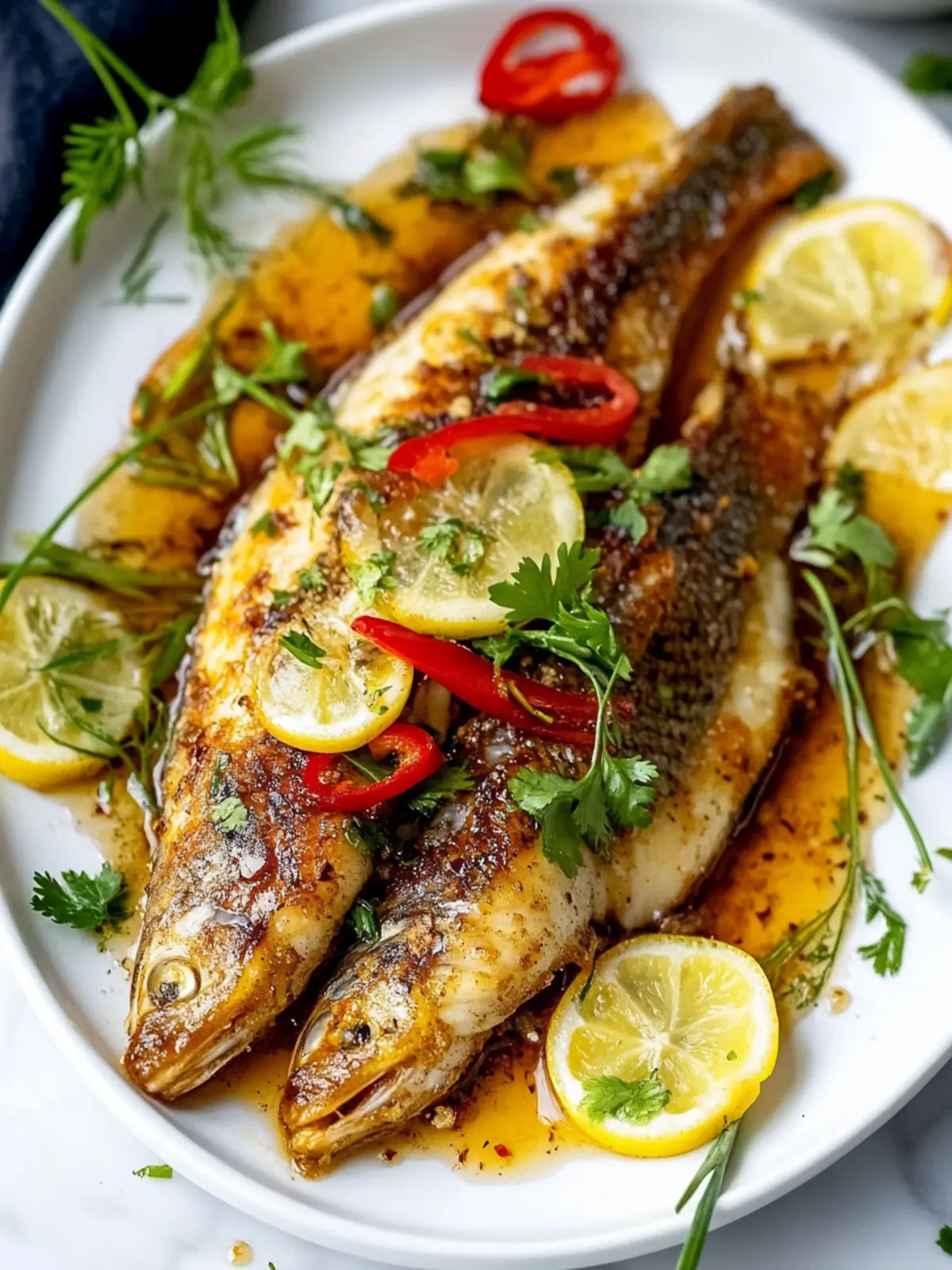 Savory Ginger Onion Fried Sea Bass for a Cozy Dinner Night 3 Ginger Onion Fried Sea Bass