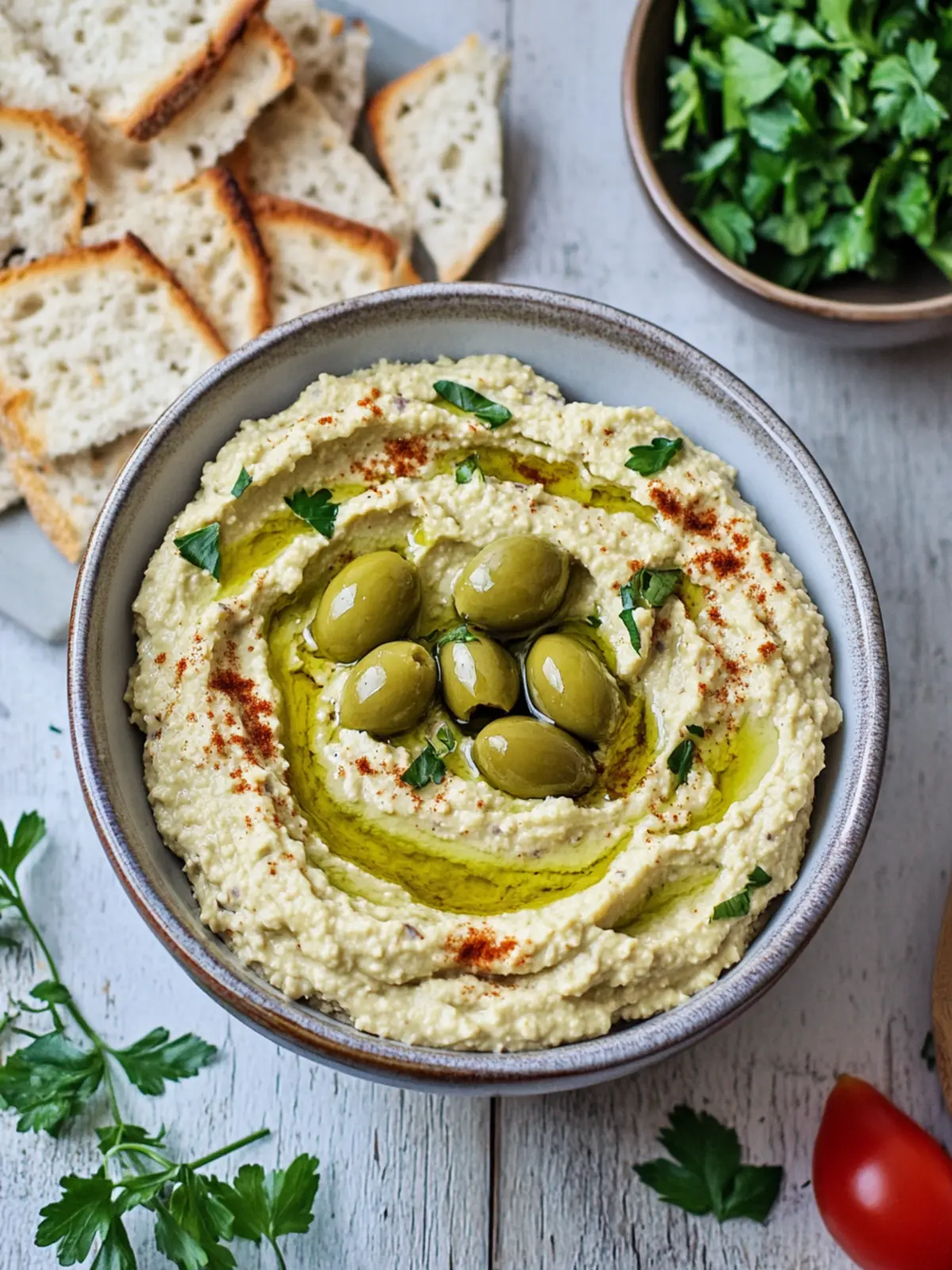 Easy Olive Hummus Recipe for a Creamy Vegan Delight 3 Olive Hummus