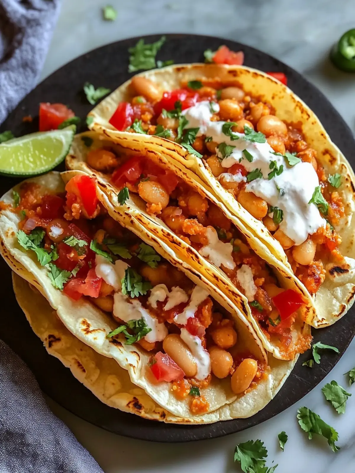 Spicy Buffalo White Bean Tacos for a Homemade Delight 3 Buffalo White Bean Tacos
