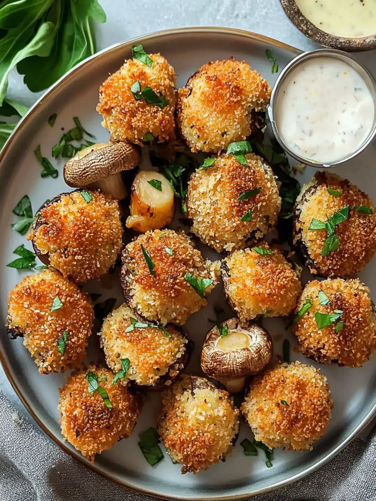 Crispy Baked Breaded Mushrooms for the Ultimate Snack Fix 4 Baked Breaded Mushrooms
