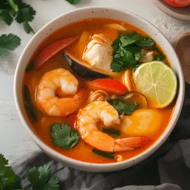 Savor Homemade Tom Yum Soup with Fresh Shrimp Delight 9 Tom Yum Soup