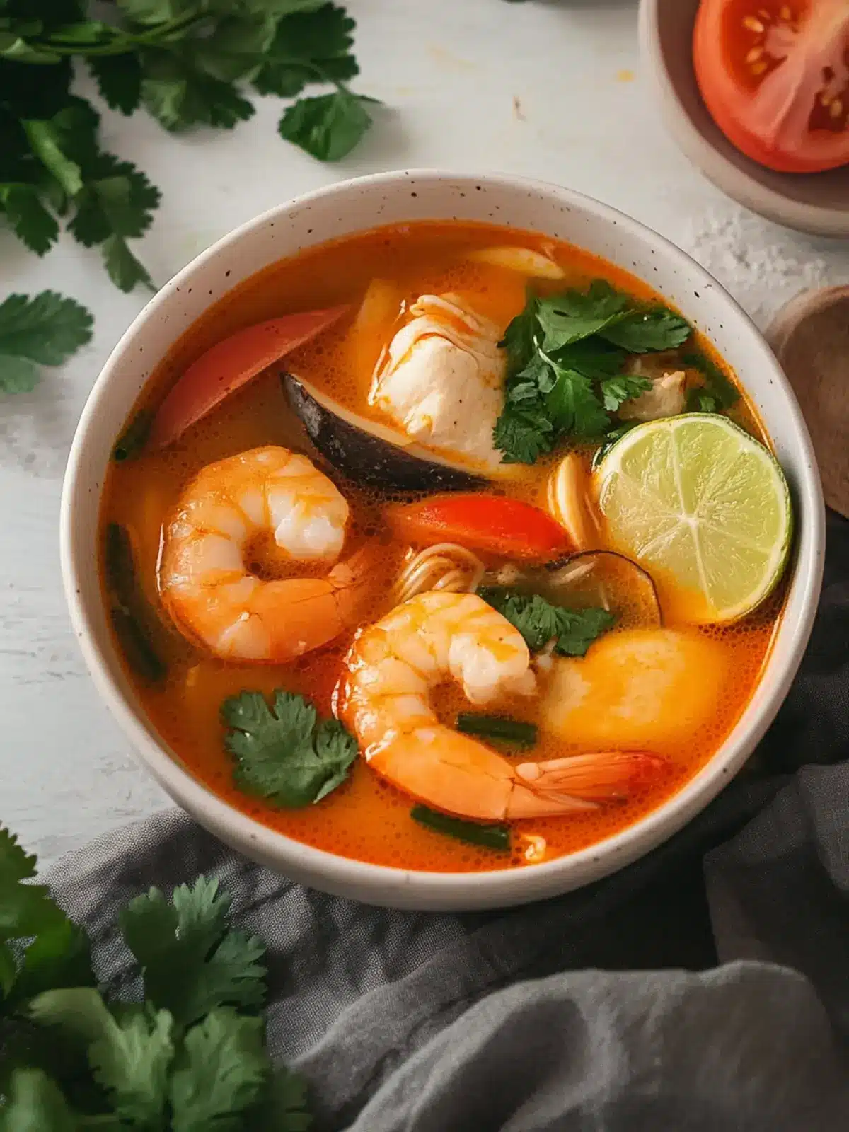 Savor Homemade Tom Yum Soup with Fresh Shrimp Delight 5 Tom Yum Soup