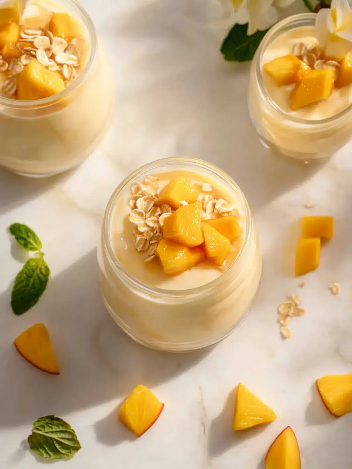 Creamy Mango Yogurt: A Homemade Vegan Delight 3 Mango Yogurt