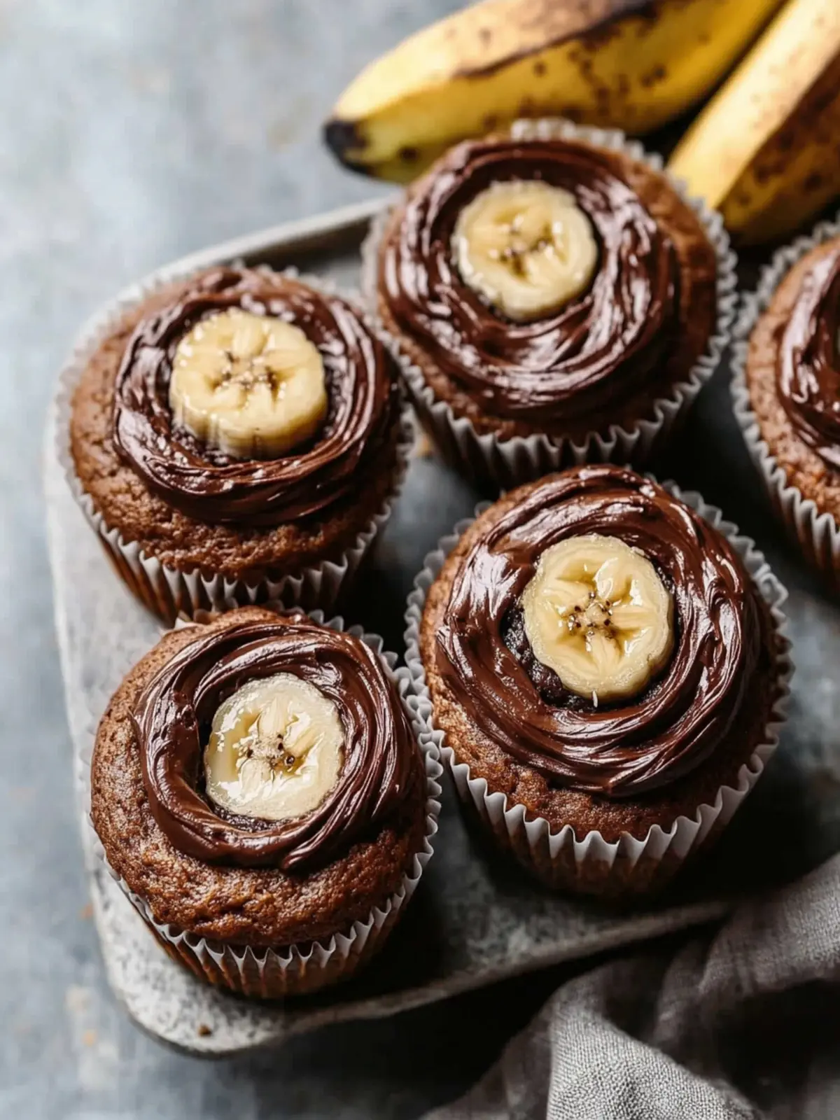 Indulge in Delicious Banana Nutella Muffins Made Easy 2 Banana Nutella Muffins