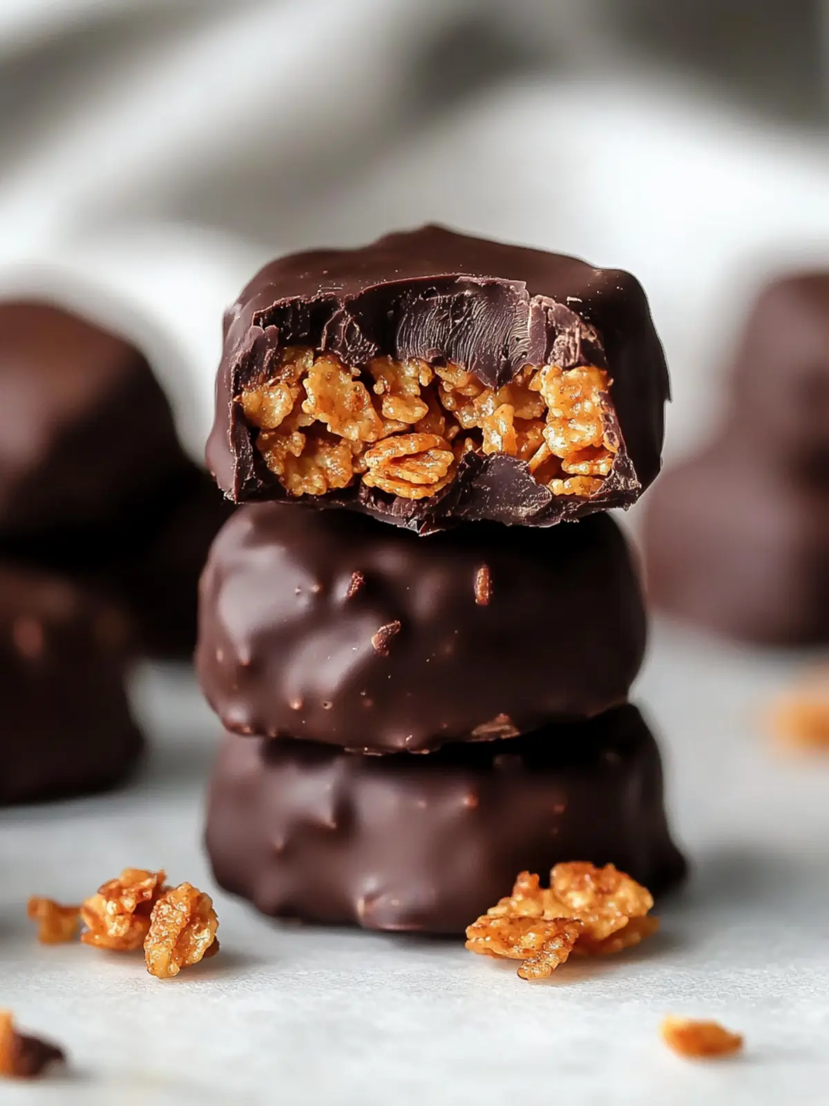 Delicious Chocolate Peanut Butter Cornflake Bites You’ll Love 3 Chocolate Peanut Butter Cornflake Bites